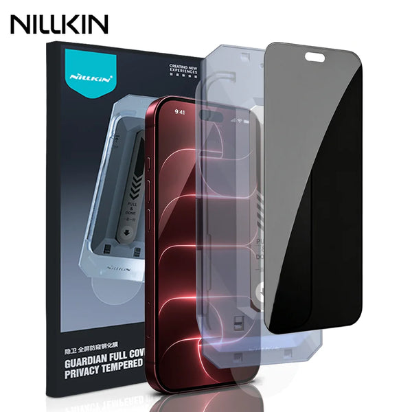 NILLKIN For iPhone 18 Pro Max Screen Protector Anti-Peeping Tempered Glass Film for iPhone 18 Pro Full Coverage Glass With Tool