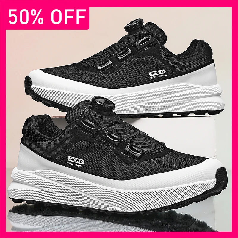 Men Sports Shoes Wear-resistant Breathable Mesh Comfortable Versatile Outdoor Casual Sports Shoes Anti Slip Flat Running Shoes
