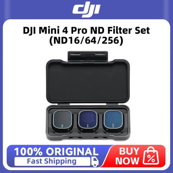 DJI Mini 4 Pro ND Filter Set (ND16/64/256) for DJI Mini 4 Pro Drone New Original Accessories in Stock