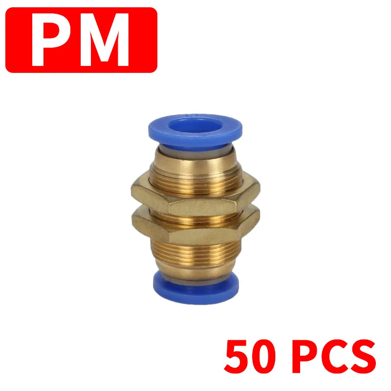 Pneumatic Fitting Pipe Connector Tube Air Quick Fittings Water Push In Hose Plastic 4mm 6mm 8mm 10mm 12mm 14mm PU PE PY PK SA