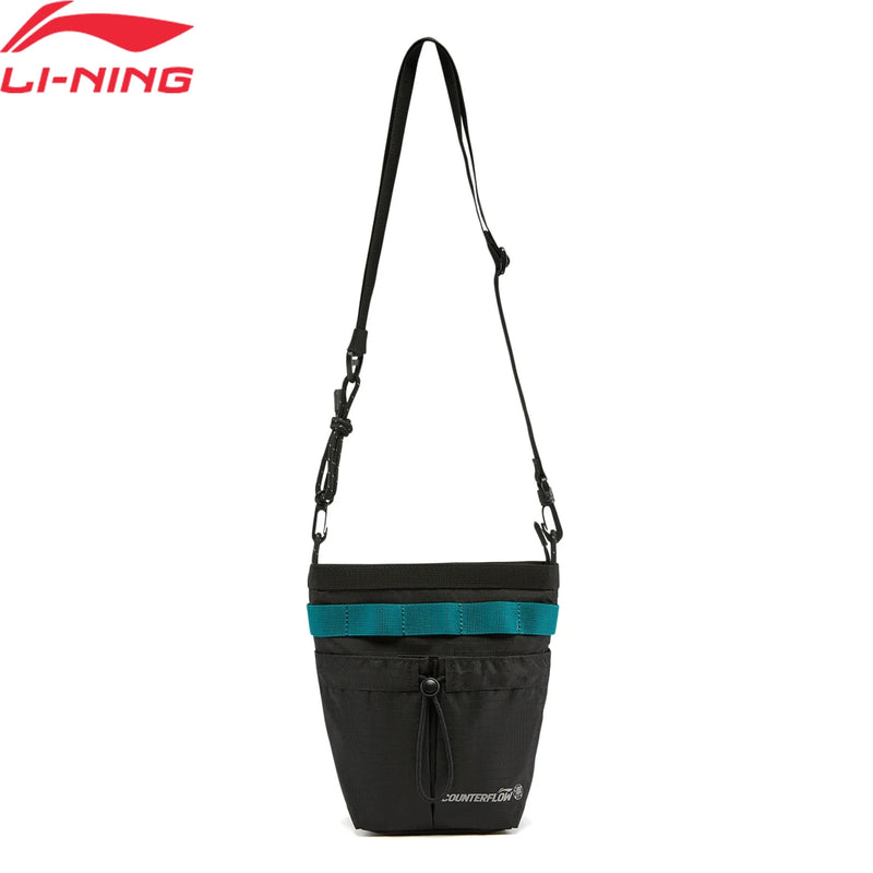 កាបូបស្ពាយ Li-Ning សម្រាប់បុរស និងស្ត្រី ទំហំ 120*100*210mm ធន់នឹងទឹក ទាន់សម័យ ឆ្លុះពន្លឺ រចនាបថទាន់សម័យ ABDW135