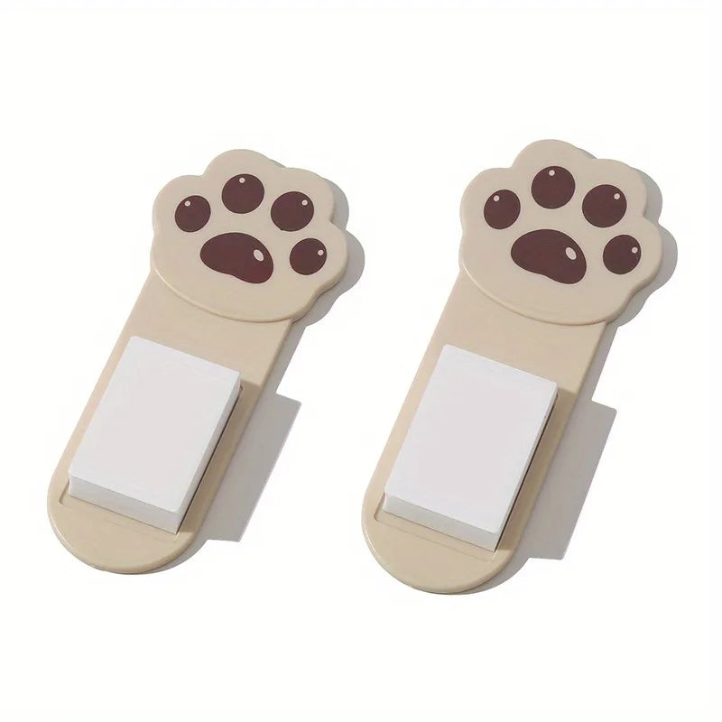 2pcs Cute Cat Paw Self-Adhesive Toilet Lid Handle,Claw-Equipped Anti-Stain HandleSuitable for Home Use Bathroom.