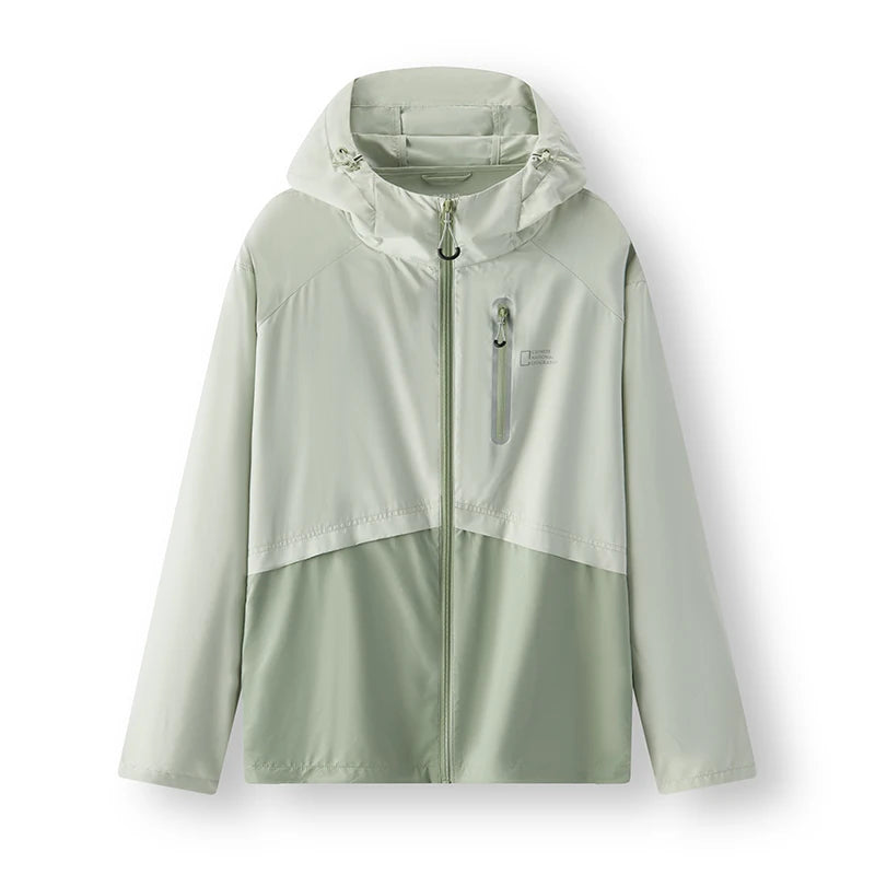 Semir Mens UV Jacket 2026 Hooded Spliced Printed Tops Functional Outdoor UV Protection Casual Style Soft Breathable