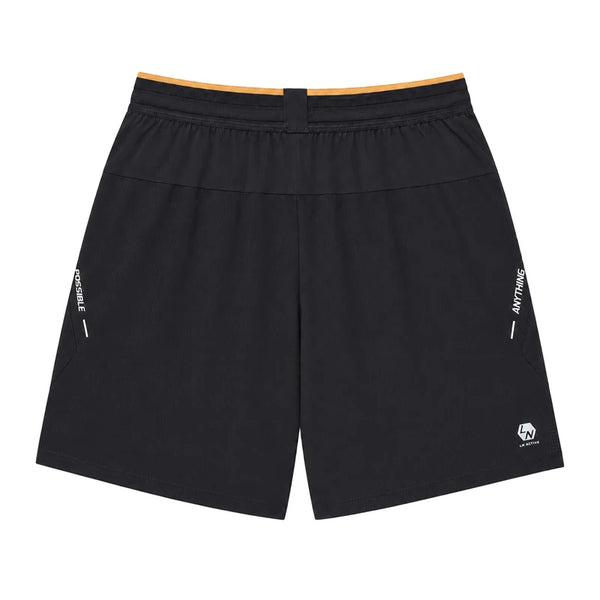 ខោបាល់ទាត់បុរស Li-Ning 82% Polyester 18% Elastane រាងរលុង ខ្យល់ចេញចូលបាន ខោកីឡាបាល់ទាត់ LiNing AKSW653