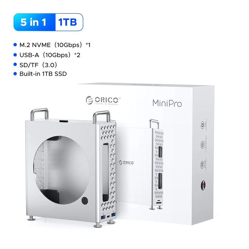 ORICO MiniPro for Mac mini M4 Expansion Docking Station usb hub 10Gbps Apple Accessories M.2 SSD Expansion Expansion Enclosure