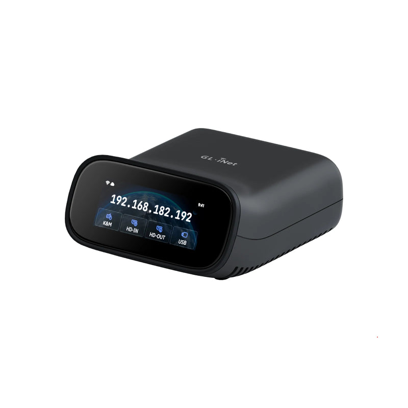 GL.iNet Comet Pro (GL-RM10) ឧបករណ៍បញ្ជាពីចម្ងាយ KVM Wi-Fi 6 4K@30Hz អេក្រង់ប៉ះ Passthrough 32GB EMMC ការចូលប្រើពីចម្ងាយ ការសង្គ្រោះគ្រោះមហន្តរាយ