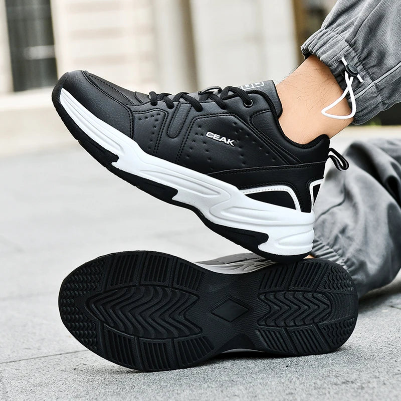 Men's Plus Size Light Casual Sneakers Four Seasons New Soft Sole Non-Slip Outdoor Breathable Running Shoes Students Sports Shoes