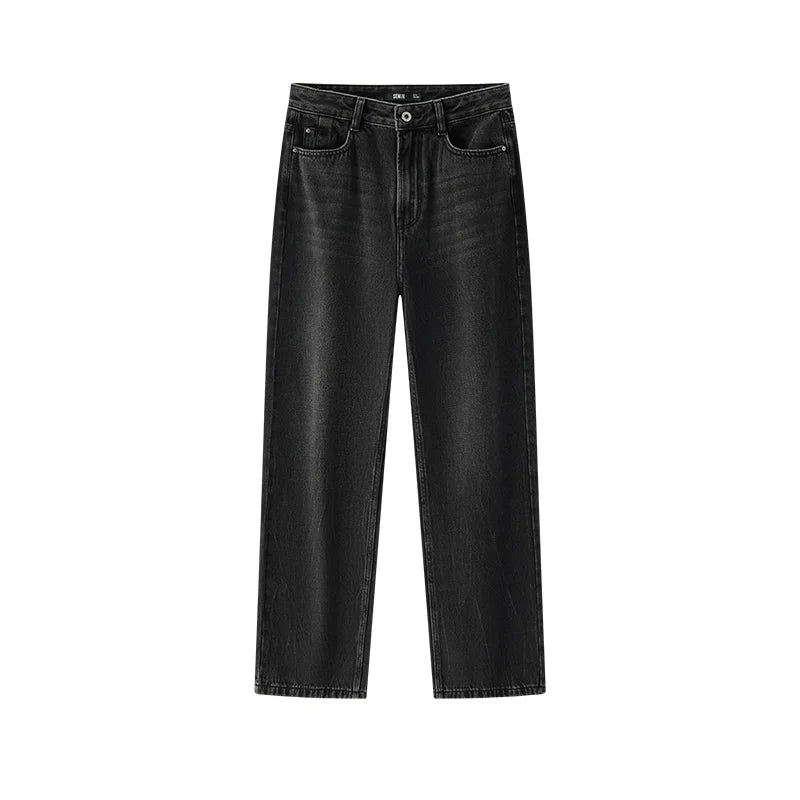 Semir Wide Leg Pants woman High Waist Loose Fit Soft Basic Denim Casual Fashion Trend Stylish Women Spring 2026