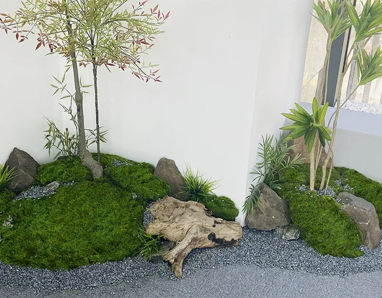 Artificial moss filaments moss lawn people fake moss do not fade DIY scene layout