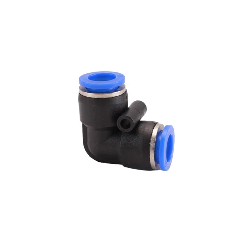 50/100/500/1000 Pcs Pneumatic Quick-Plug Connector PV-4/6/8/10/12/14/16 Right-Angle Elbow Connection Air Pressure PU Trachea