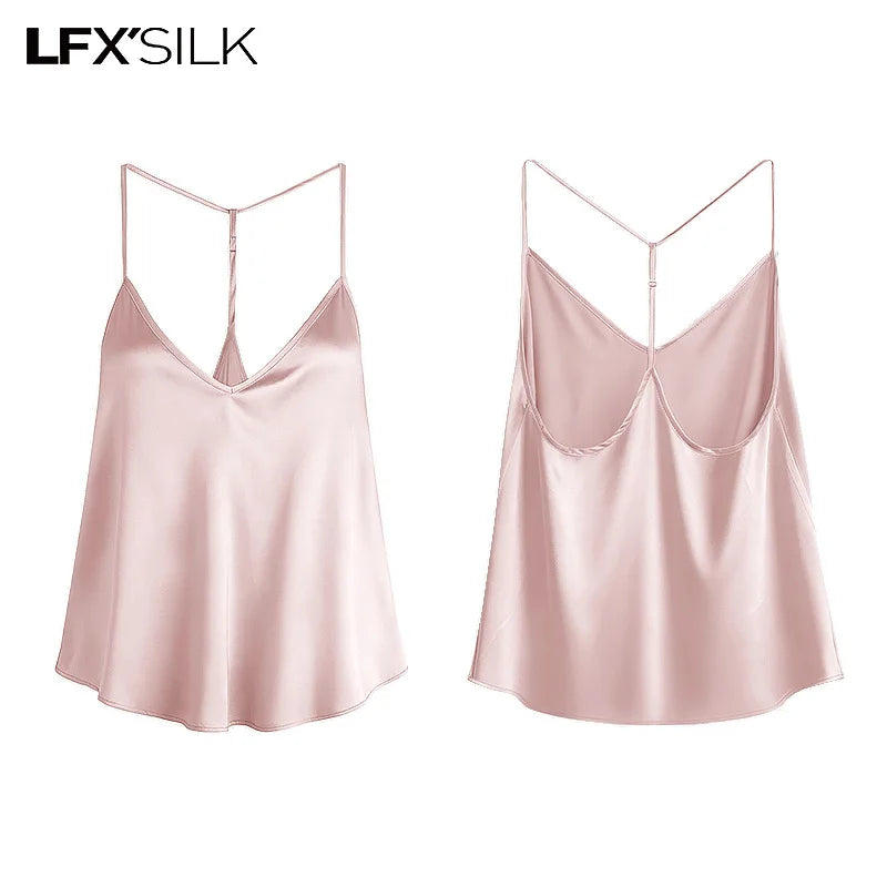 52025 Women’s Silk Shorts – 100% Mulberry Silk Luxury Underwear. Elegant, Soft Silk Sleepwear for Women. Pure Silk Panties