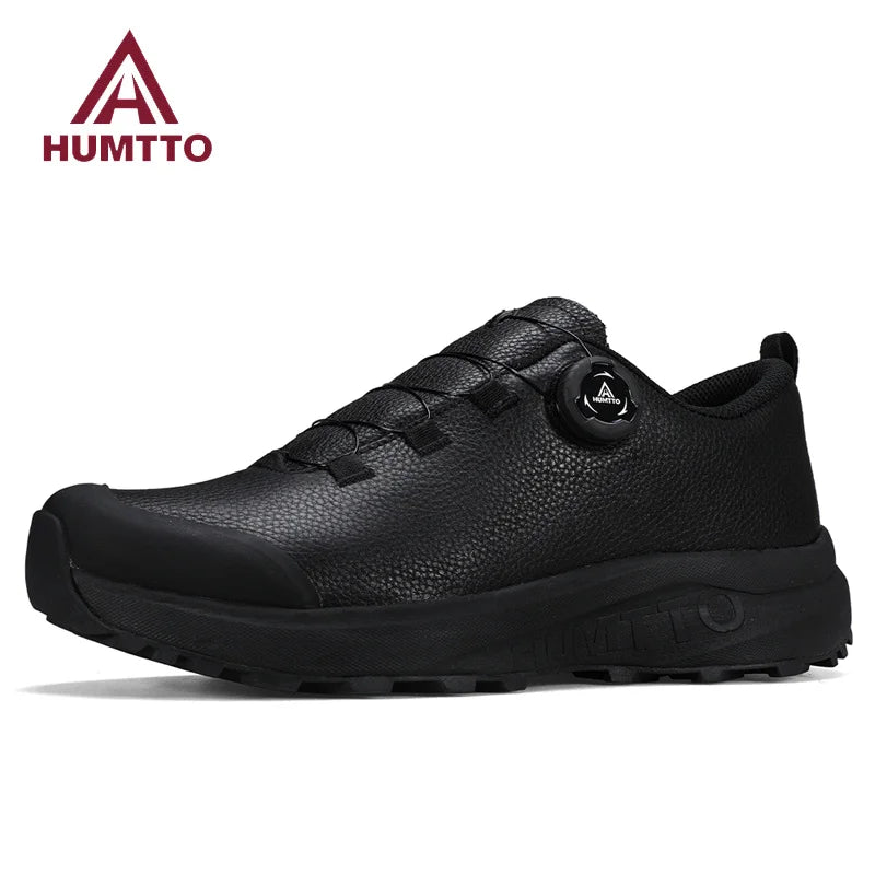 HUMTTO Hiking Shoes Winter Camping Men's Sports Shoes for Men Breathable Trekking Boots Man 2024 Leather Outdoor Safety Sneakers