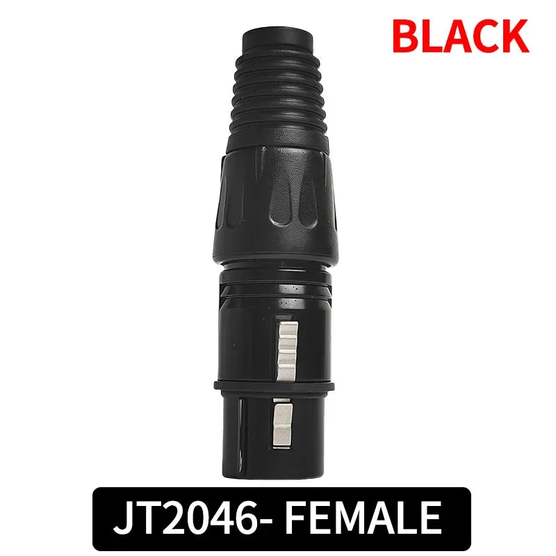 4/10/20pcs 3-Pin XLR Male to Female Adapter - Balanced Audio Plug for Microphone Mixer Speaker
