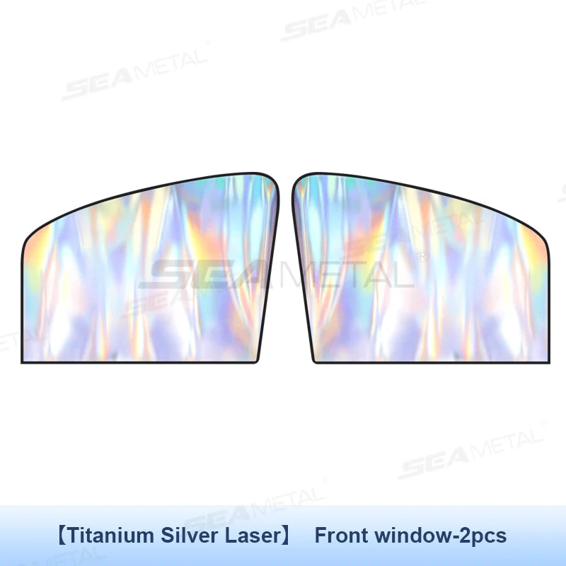 SEAMETAL Magnet Car Side Window Curtain Summer Cooling Car Sunshades UV Protector for Front/Back Window Car Styling Accessories