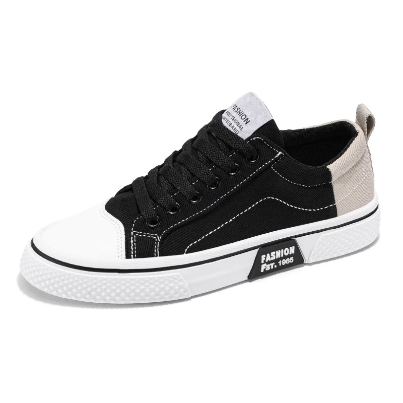 Men's plus-size canvas shoes summer breathable soft-sole non-slip comfort outdoor walking shoes Fashion youth sports board shoes