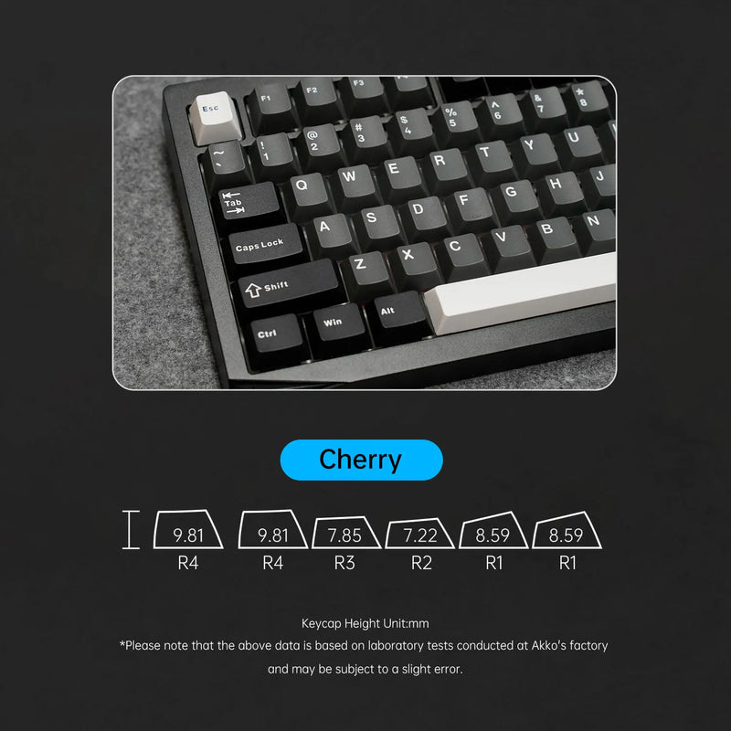 Akko 75% VIA Mechanical Keyboard Gem 01 81Keys Layout