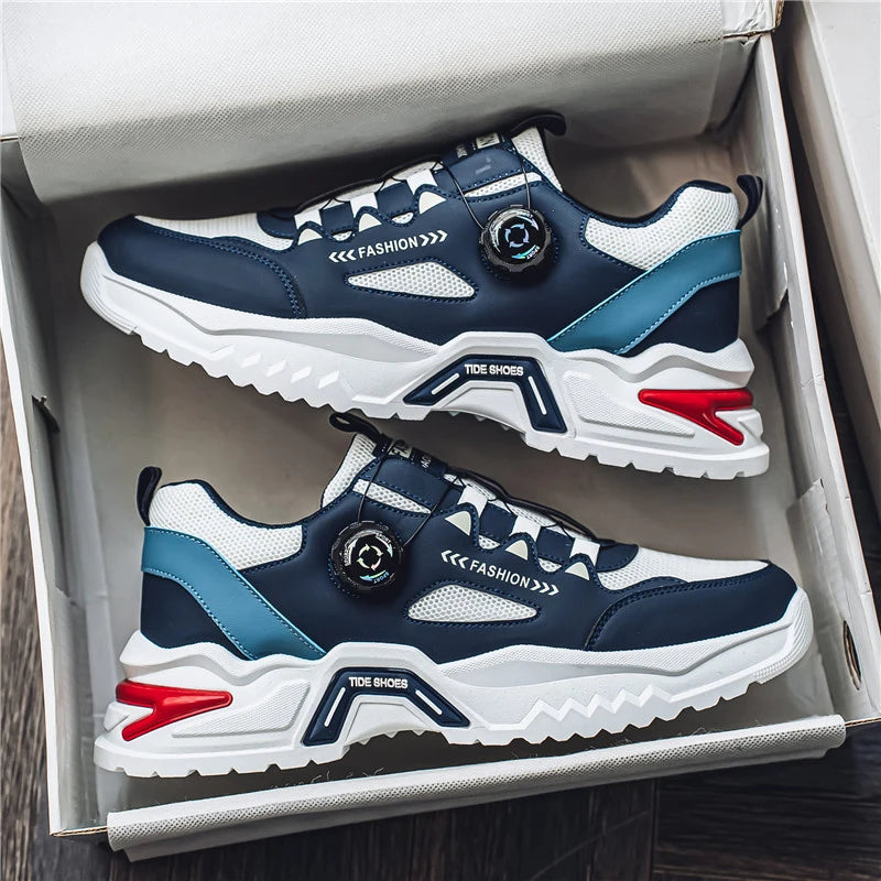Mens Sports Shoes Trendy Style Fashion Casual All Season Soft Sole Anti Slip Outdoor Running Shoes Comfortable Sneakers for Men