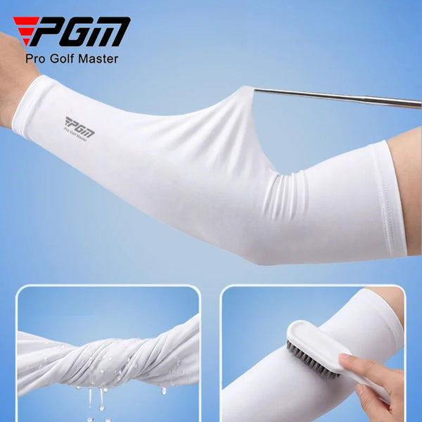 PGM Golf Sleeves for Men, Summer Sunscreen, Ice Cool, Breathable, Outdoor Cycling Sunscreen, Ice Sleeves XT011