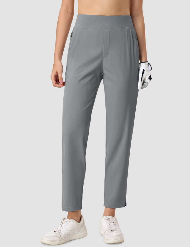 TACVASEN Golf Pants Womens UPF 50+ Lightweight Stretch High Waisted Pants Quick Dry Casual Work Trousers Travel Athletic Pants