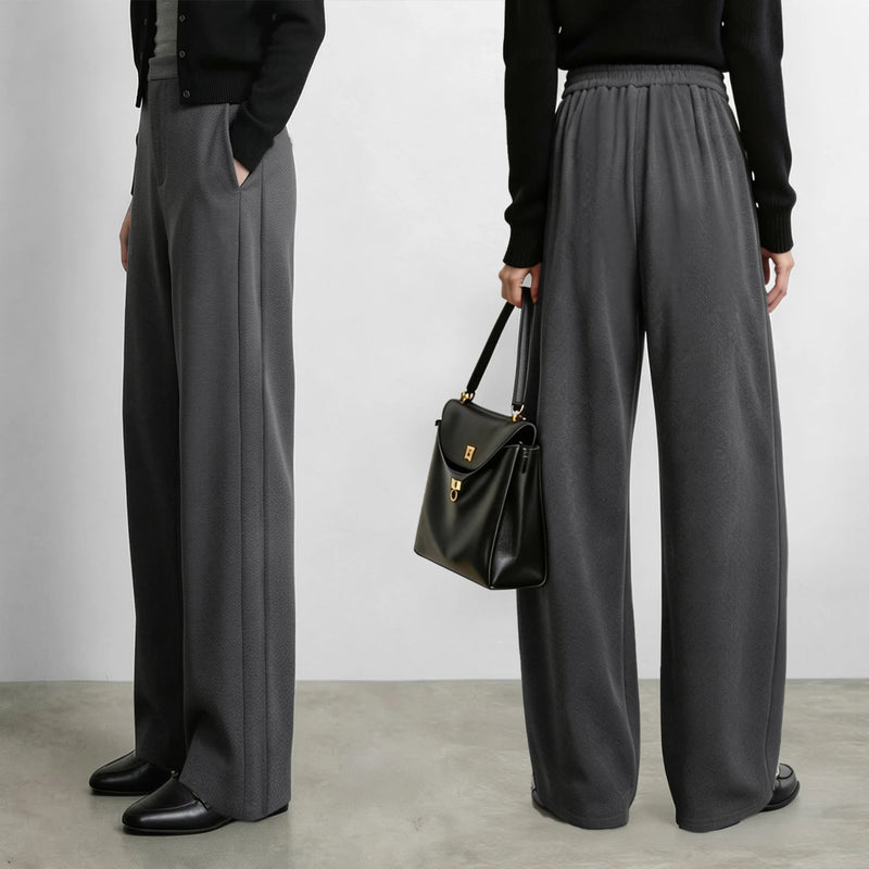 Amii Women's Scythe Pants Elastic Waist Loose Fit Slimming Warm Casual Commuter Versatile Winter 2026 Pants for Women 12644002