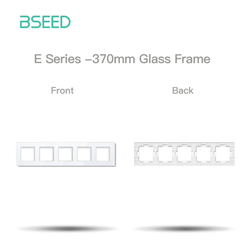 BSEED WIFI Click Switch Function Part Only Glass Frame Smart Light Switch DIY Part Smart Wifi Socket Parts Free Combination