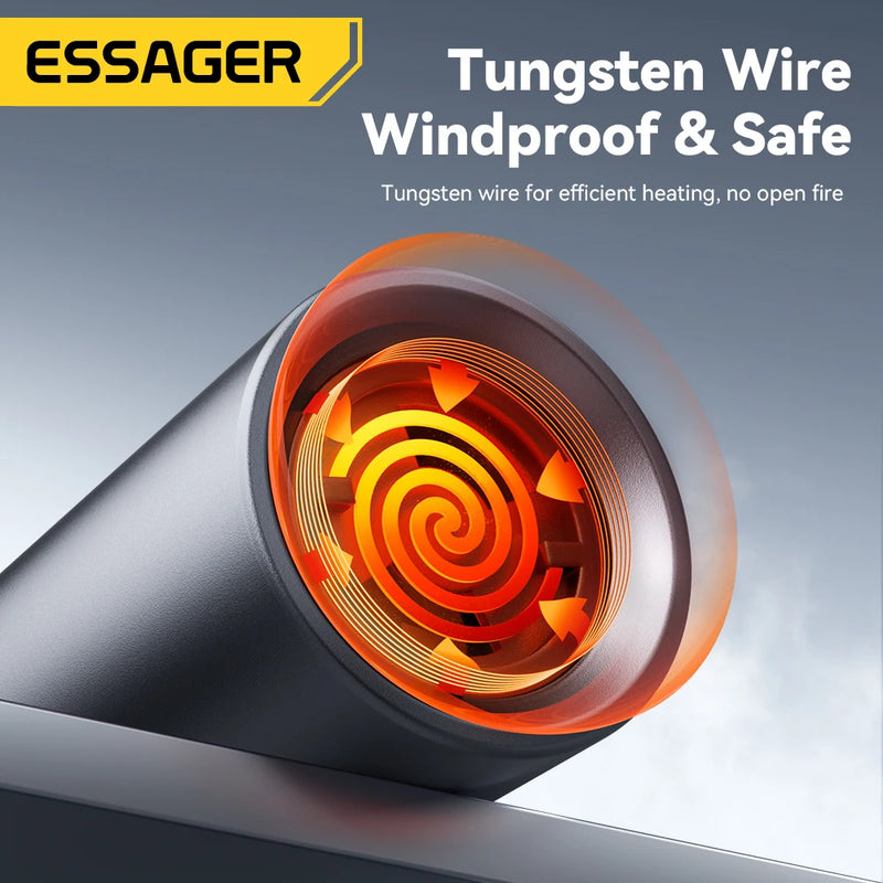 ភ្លើងបារី Essager TypeC Mini ធ្វើពីលួសទុងស្ទីន សុវត្ថិភាព និងសន្សំសំចៃថាមពល ដោយមិនចាំបាច់សាកថ្ម អាចយកតាមខ្លួនលើយន្តហោះបាន