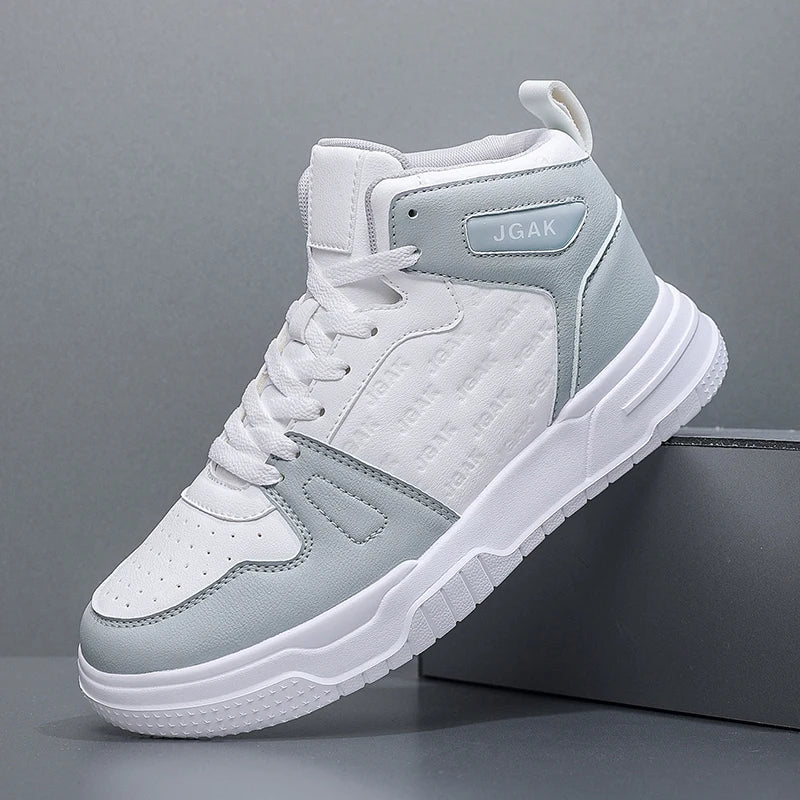 Plus Big Size 49 50 51 52 High Top Skateboarding Shoes Men Fashion Leather Casual Sneakers Dropshipping