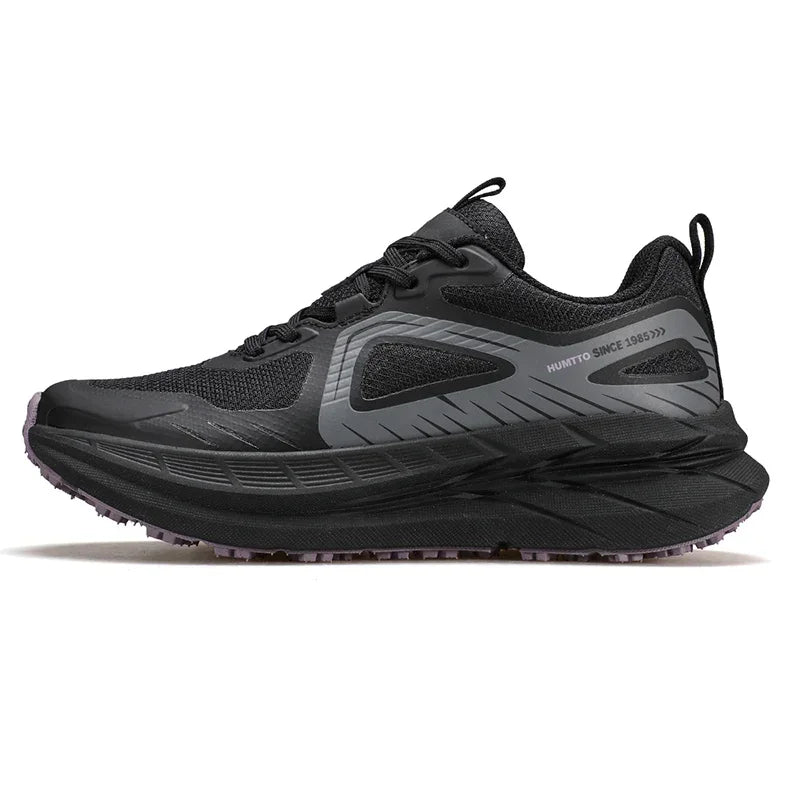 HUMTTO Marathon Running Shoes Luxury Designer Women's Sports Shoes Breathable Black Trainers Woman Gym Ladies Sneakers for Women
