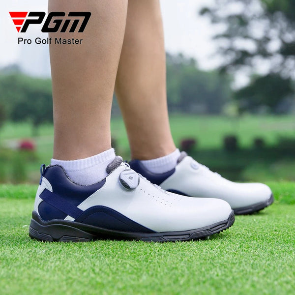 PGM Golf Shoes for Men Waterproof Non Slip and Nail Free Shoes Breathable in Summer XZ143