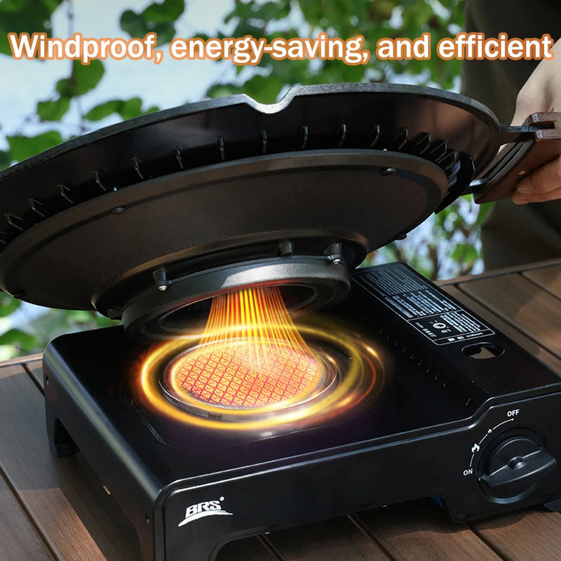 BRS 2600W Quick heat Wind-resistant infrared cartridge Gas Camping Stove  Outdoor Gas Burner