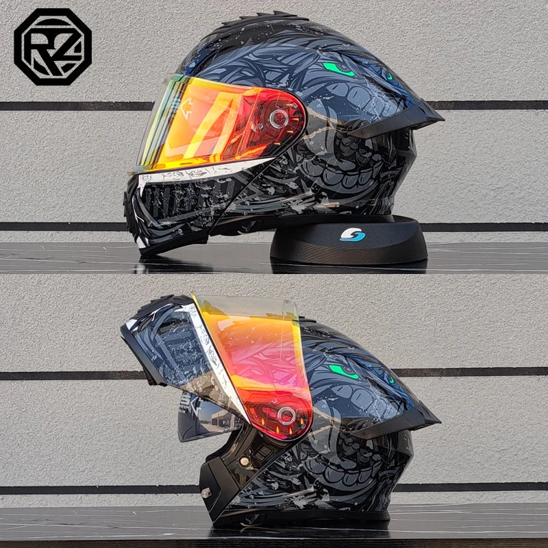 Motorcycle Helmet Double Lens Flip Helmet Casco Para Motocicleta Full Face Helmet Casque Moto