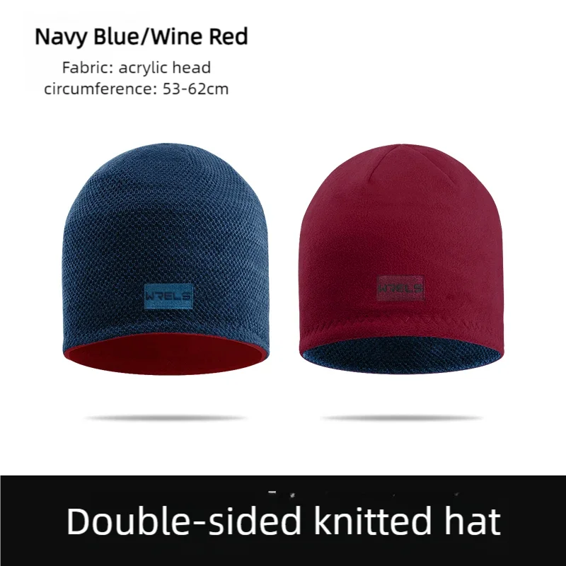 WRELS Winter Warm Hats Unisex Windproof Outdoor Fleece Sports Hat Fishing Cycling Bonnet Hunting Camping Hiking Both Sides Caps