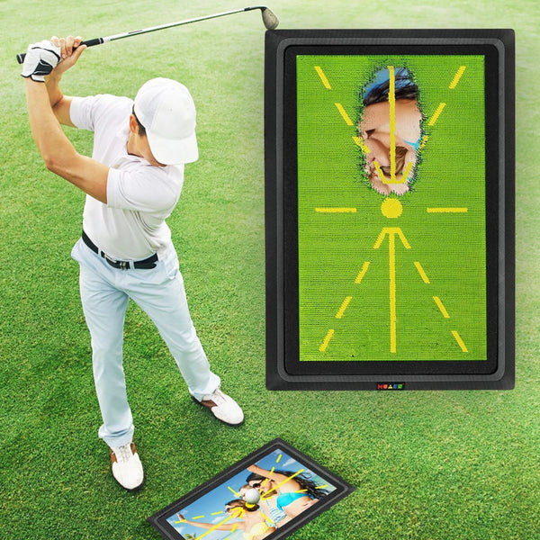 Golf Swing Strike Mat Records Trajectory Direction Detection Pad Indoor Pearl Scale Beauty Pattern PM130-A