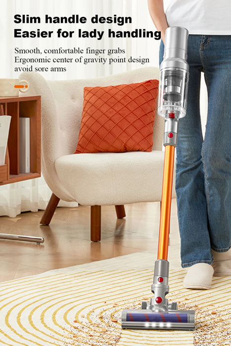 Wireless Handheld Vacuum Cleaner VC205,27000PA Suction,Smart Dust Sensor,Touch Screen,Portable Stick Cordless Vacuum for Home