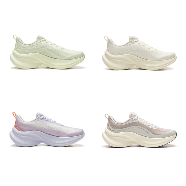 ស្បែកជើងរត់ Li-Ning សម្រាប់នារី JINGHONG 2 COMFY Cushion ទន់ ស្រួលពាក់ មានខ្យល់ចេញចូលបានល្អ មានស្រទាប់ការពាររឹងមាំ ARHW020