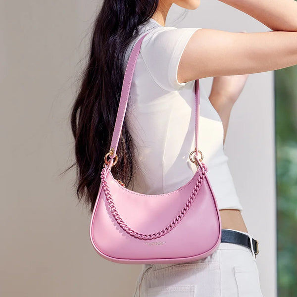 Semir Armpit Bag Women 2024 New Gentle French Style Single Shoulder Bag Fashion Texture Crossbody Bag Handbag