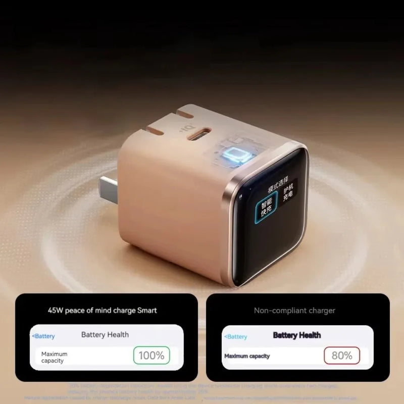 ឆ្នាំងសាក Anker Nano 45W អាចបត់បាន USB-C PD Fast Charger A121D សម្រាប់ iPhone 16 Pro 15 14 Samsung Laptop ទើបមកដល់ថ្មី