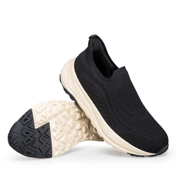 Brand High Quality Men's Slip on Walking Shoes Breathable Casual Loafers Non-Slip Comfortable Lightweight Work Sneakers