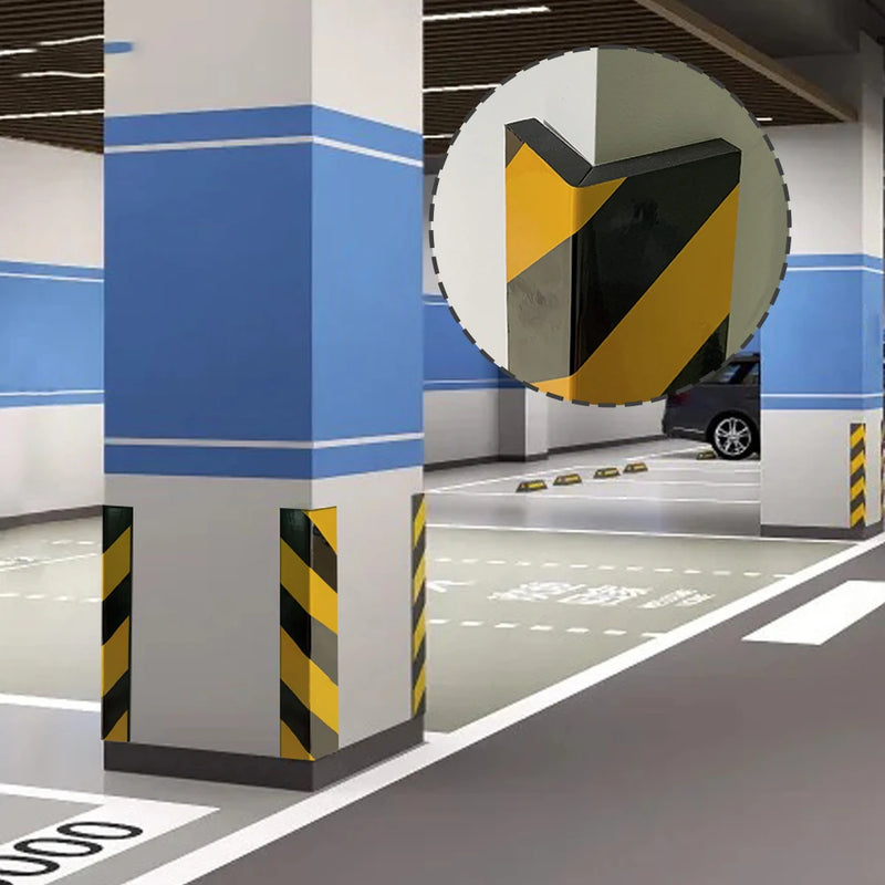 SEAMETAL 1/2/4PCS Car Anti-collision Corner Guard Anti-collision Buffer Parking Foam Warning Signs Bumper Wall Protector Sticker