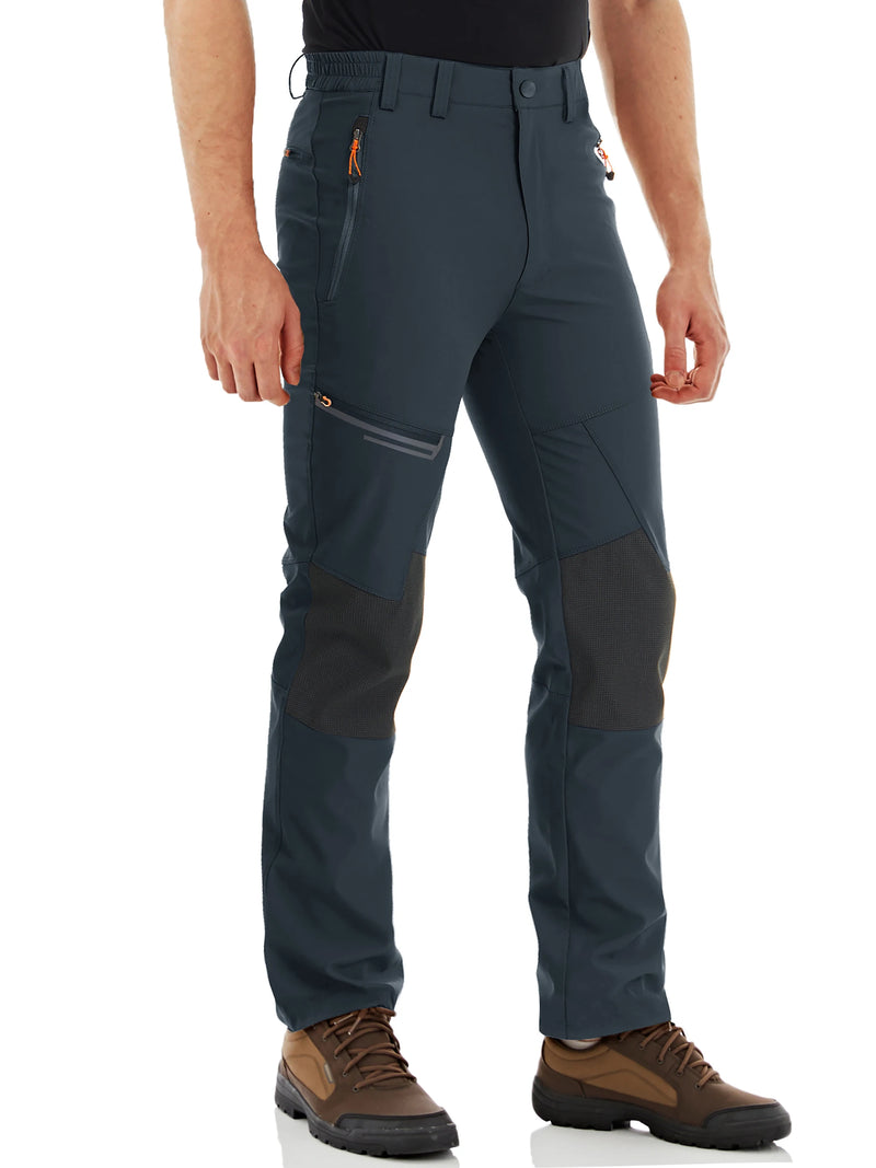 TACVASEN Men's Summer Outdoor Pants Quick Dry Lightweight Hiking Camping Pants Multi-Pockets Rip-stop Fishing Mountain Trousers