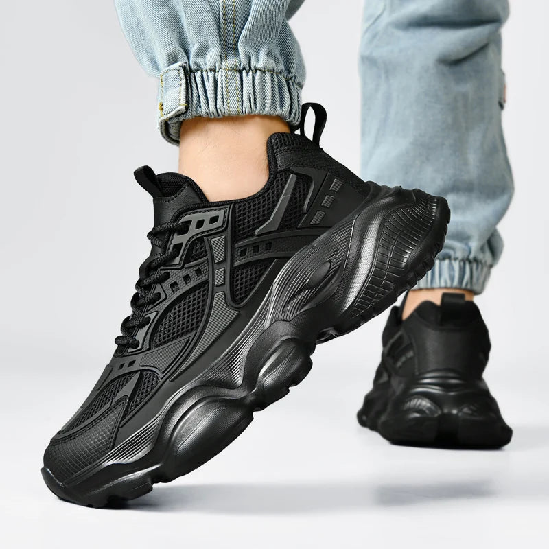 Men's Racing Casual Sneakers Four Seasons New Classic Outdoor Running Shoes Breathable Lightweight Students Speed Sports Shoes