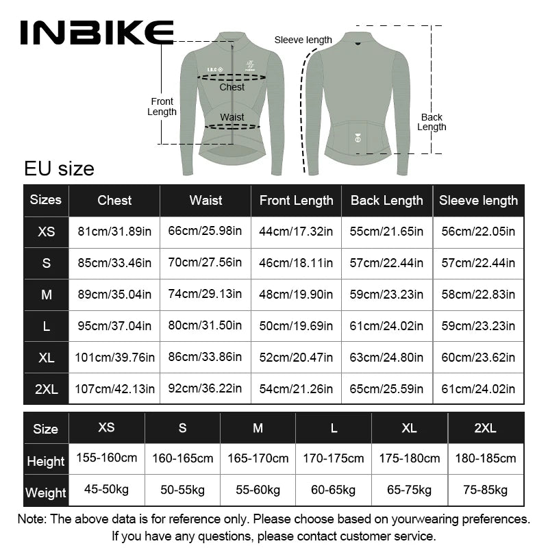 INBIKE Winter Women's Cycling Jersey Long Sleeve Thermal Wind Resistant Fleece Biking Tops for Cold Weather Road Bicycle Jersey