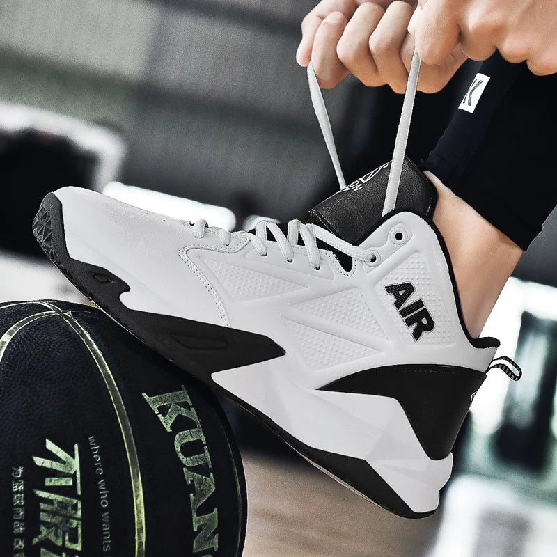 Parent-child basketball shoes four season plus size sports casual shoes men's outdoor running classic sneakers speed racing shoe