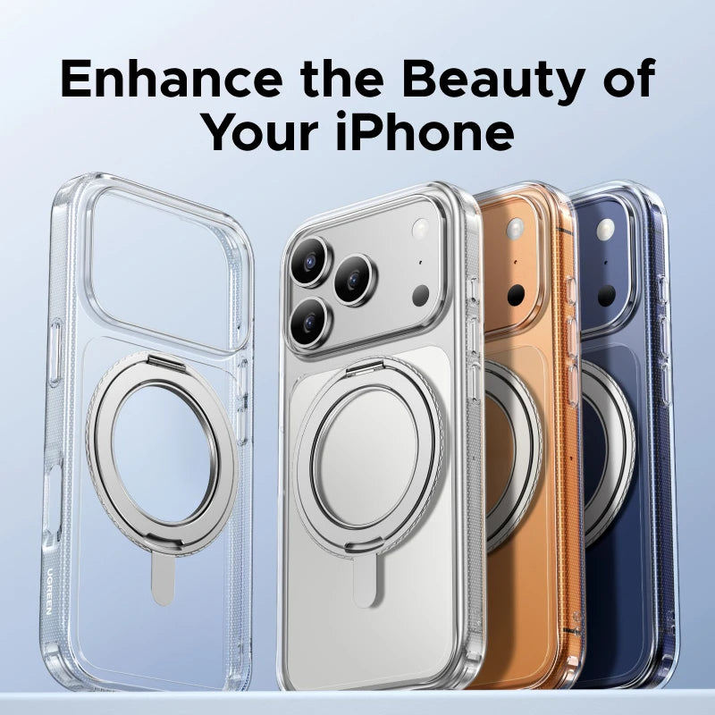UGREEN for iPhone 18 17 Pro Max 360° Magnetic Stand Case Magnet Cases for iPhone 18pro for Magsafe Rotatable Kickstand Case 2026