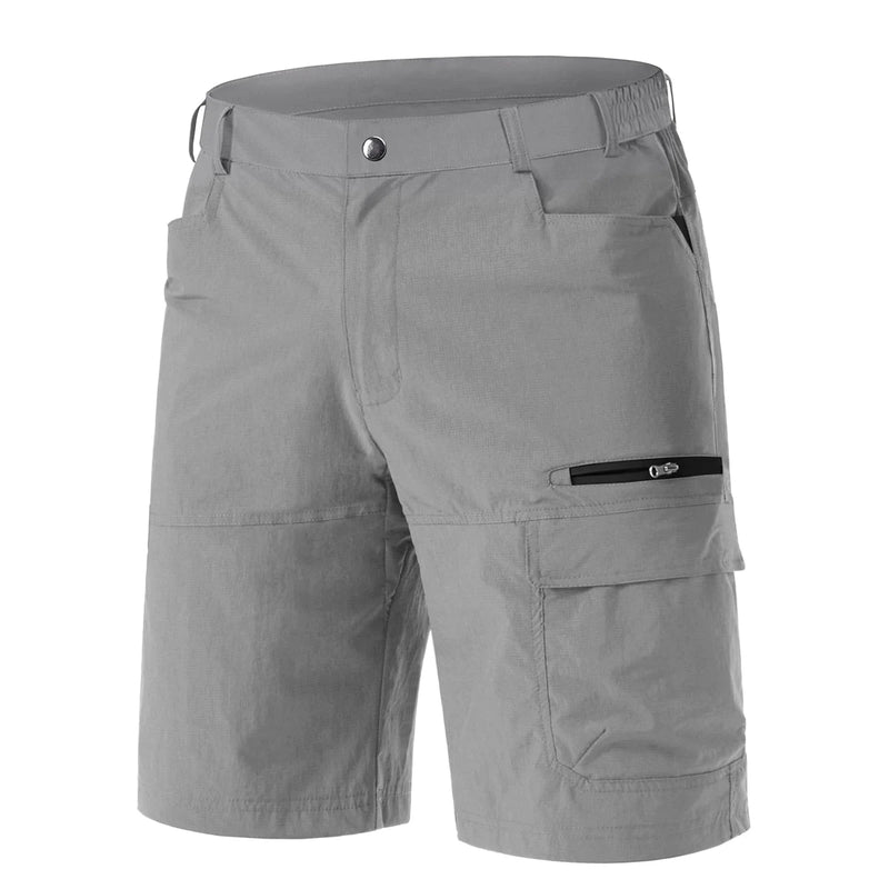 TACVASEN Hiking Cargo Shorts Mens Lightweight Quick-Dry Water-resistant Short Pants with Multiple-pockets Summer Shorts for Men