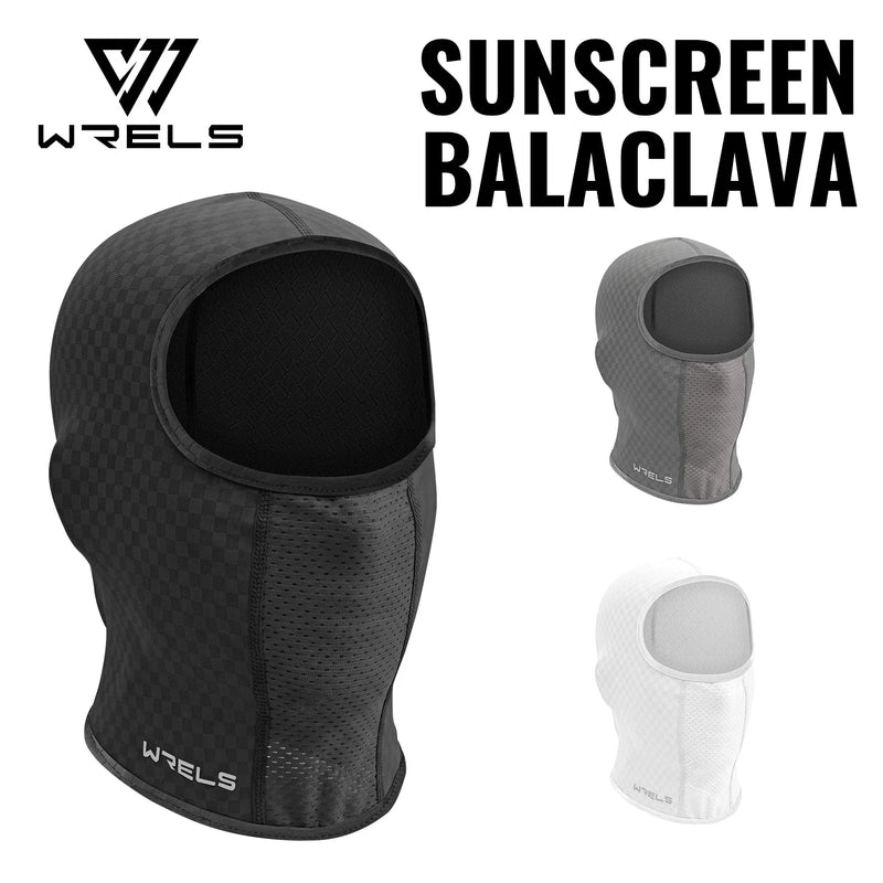 WRELS Cycling Face Mask Breathable Neck Hood Windproof Anti-UV Sun Protection Outdoor Fishing Men Women Balaclava Head Cover