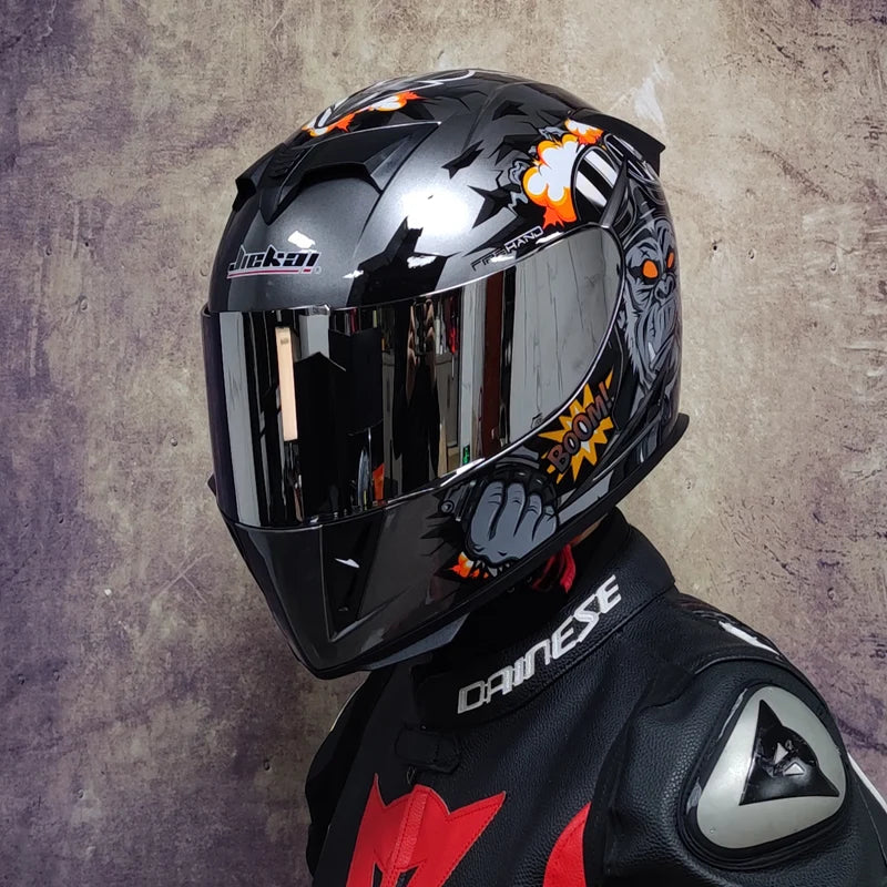 AIS helmet electric motorcycle hard hat full helmet four-season summer casque moto