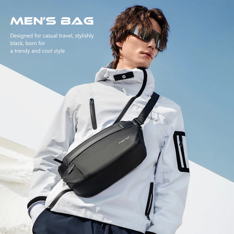 Tigernu Shoulder Bags Cross Bag Fashion Men's Bag Aesthetic Bags For Men Korean Shoulder Bag Male Chest Bag Lightweight Slingbag