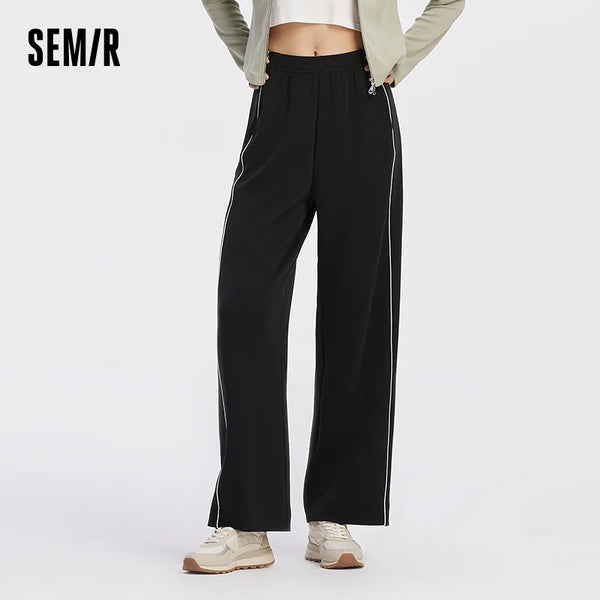ខោ Semir សម្រាប់នារី ជើងធំទូលាយ ចង្កេះយឺត ខោកីឡា ខោធម្មតា ខោស្លីម ខោរដូវស្លឹកឈើជ្រុះ ស្លៀកប្រចាំថ្ងៃ 2026