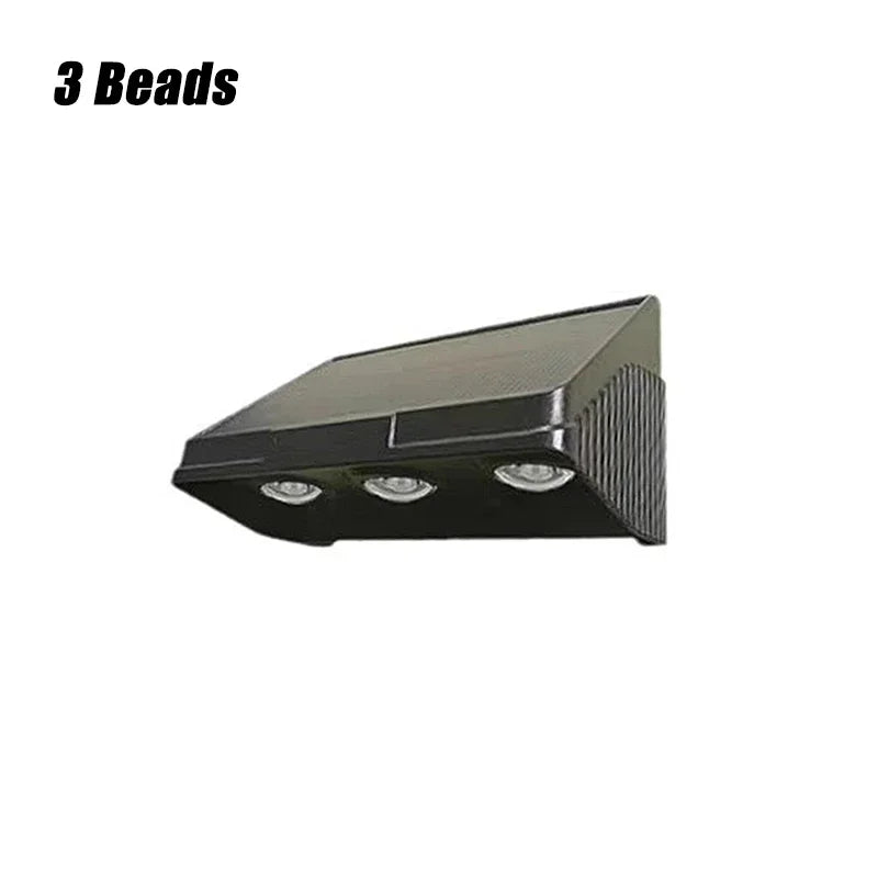 Solar Wall Light Outdoor LED Lamp Waterproof 1/2/3/4LED Beads Solar Powered for Porch Balcony Countyard Wall Fence Decortions